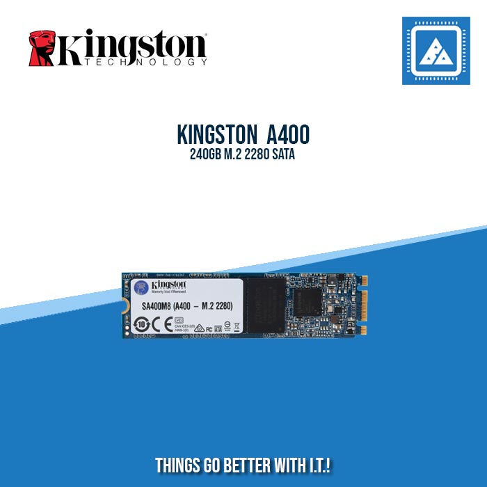 KINGSTON A400 M.2 2280 SATA 6GB/S SSD KINGSTON A400 M.2 2280 SATA 6GB/S SSD